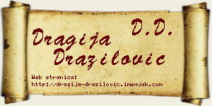 Dragija Dražilović vizit kartica